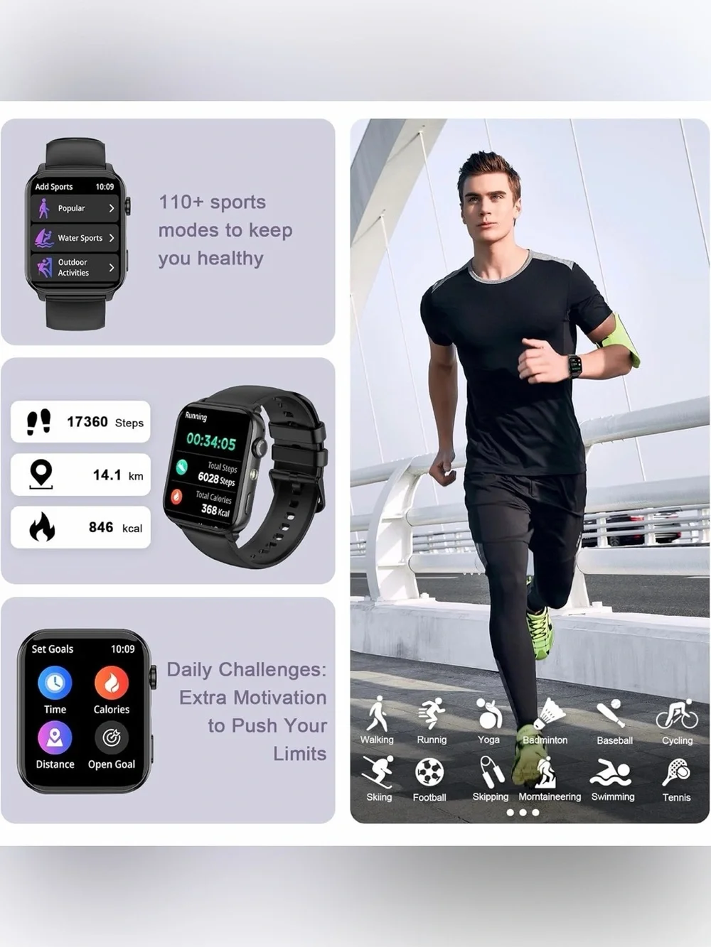 Men's Smartwatch: 1.91